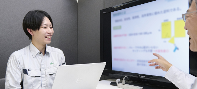 新技術開発を担い、ステップアップを実感